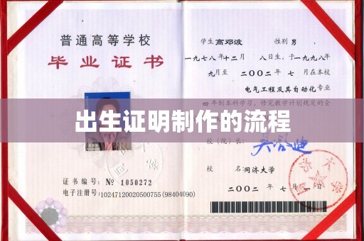 肇源出生证明制作的流程